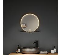 Espejo de pared LED Paulmann Miro CCT Ø50 cm Framelight