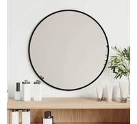 Espejo de pared negro Ø40 cm redondo (1,62 kg)-Casa y Jardín