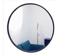Espejo de Pared Redondo Dorado de 20 Pulgadas, Espejos de baño para el Lavabo sobre el Lavabo, decoración de la Pared para el baño, Entrada, Dormitorio, tocador Black,50cm