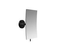 Espejo de pared redondo emco, de 1 brazo, 3 hojas, angular, 132x208mm, 109413337, Color: Negro