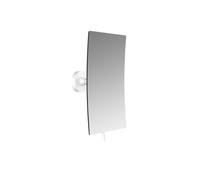 Espejo de pared redondo emco, de 1 brazo, 3 hojas, angular, 132x208mm, 109413937, Color: blanco