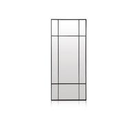 Espejo de pared square negro 70 x 170 x 3,5 cm