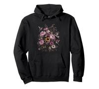 Espejo de peluquería Floral con diseño de colibrí Sudadera con Capucha