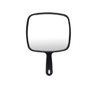 Espejo de peluquería manual ligero, tamaño perfecto compatible con un corte de pelo impecable con reflejo fiel, mango ergonómico y suave com