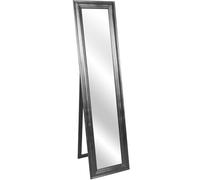Espejo de pie de vestidor de Madera Plateado 160X40X3 cm