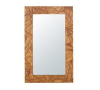 Espejo de pie rectangular de madera de teca 110x180 cm