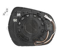 DIEDERICHS Espejo de Puerta Cristal Izquierdo Apto para Ford Fiesta VII HF Hj