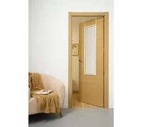 Espejo de puerta Miwa (34 x 118 cm, Blanco)