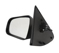 Espejo de Puerta Plegable Manual del Lado Izquierdo del Conductor Negro Exterior del Coche Espejo de Puerta Plegable Manual Espejo retrovisor Plegable Manual para Dacia Sandero