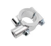 Espejo De Repuesto Moto Abrazadera De Montaje Para Espejo Retrovisor - Manillar 7/8" (22mm) / 25mm - Roscas 10mm Y 8mm Antivibración(Silver-25mm-M8)