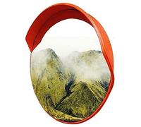 Espejo de Seguridad Convexo Espejo de Tráfico Ligero Espejo de Tráfico de Pc para un Cruce de Estacionamiento de Carretera/-/80Cm