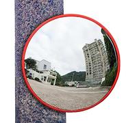 Espejo De Seguridad Convexo | Espejos De Seguridad Al Aire Libre Clear View, Espejo De Seguridad Gran Angular Para Esquina De La Calle, Garaje, Aparcamiento, Callejón, Tienda, Montaje En Poste