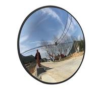 Espejo de seguridad | Espejo de seguridad para exteriores de 11,8 pulgadas, de de de de gran angular para punto ciego con soporte de fijación ajustable