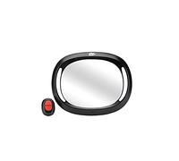 Espejo de Seguridad para bebé, Espejo Coche para Vigilar al Bebé en contramarcha con luz de LED