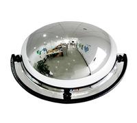 Espejo de Seguridad Tipo Domo de 1/4, Espejo Convexo de Acrílico Ligero, Espejo de Tráfico Visión de 180° para Tiendas, Oficinas y Garajes, Cobertura de Puntos Ciegos(60cm/24in)