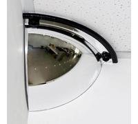 Espejo de Seguridad Tipo Domo de 1/8, Espejo Convexo Acrílico, Espejo Parabólico de 90° para Eliminar Puntos Ciegos en Almacenes, Oficinas y Tiendas Minoristas(40cm/16in)