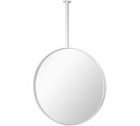 Espejo de techo flotante con brazo ajustable para maquillaje y afeitado, instalación sin taladro