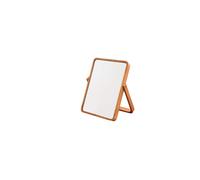 Espejo de tocador de madera, espejo de maquillaje de escritorio con reflejo nítido para cualquier posición, ángulos ajustables, base estable