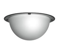 Espejo de tráfico con cúpula completa, diámetro de 30 cm, acrílico, espejo de aparcamiento para seguridad y vistas panorámicas, robusto y resistente a la intemperie, ideal para aparcamientos, entradas
