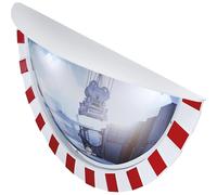 Espejo de tráfico con protección UV Vialux, ángulo de visión de hasta 180°