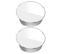 Espejo de visión, espejo retrovisor, 2 espejos de visión lateral gran angular, taza de succión ajustable de 360 grados de alta definición