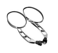 Espejo de visión Espejo Retrovisor Giratorio para Motocicleta para Yamaha MT07, MT09, MT10, FZ1, FZ6, FZ09, FZ8, XSR 700, 900, YZF R125, Tracer 900(Cromo)