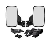 Espejo de vista lateral para, espejo de visión trasera para bicicleta de montaña, 2 espejos para vehículos todoterreno con jaula de barra de seguridad de 4,4 cm y 5,1 cm | Kit de espejos