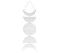 Espejo Decorativo de Pared Ciclo Lunar en Acrílico Plata