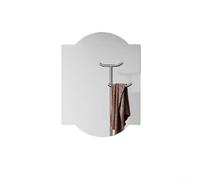 Espejo decorativo irregular de pared para dormitorio y balcón, espejo acrílico sin marco y cristal que ofrece un reflejo claro y una elegante mejora de habitación (30 x 40 cm)