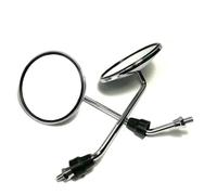 Espejo del Extremo Manillar Moto 2 Piezas/par De Espejos Retrovisores para Motocicleta Bicicleta Eléctrica Ciclomotor Espejo Lateral Redondo De 8 Mm Espejos Laterales Ajustables