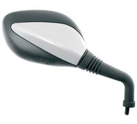 Espejo Derecho Yamaha M 10 Rosca Negro Gris
