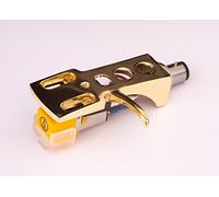 Espejo Dorado revestimiento Carcasa, soporte con at pastilla, aguja para JVC jla1, jla3, jla20, jla40, jlf30, jlf45, jlb44, ql10, VL5, VL8, la11, la55, lf66, srp473e