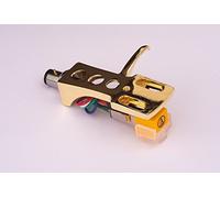 Espejo Dorado revestimiento Carcasa, soporte con at pastilla, aguja para TECHNICS SL D1, SL d1 K, SL D2, SL D202, SL D205, SL c850-d2 K, SL D3, SL D303, SL D33, SL d3 K, SL D5