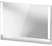 Espejo Duravit Collection One, paneles de luz laterales, regulables, 1000x750x65mm, QA7083018180000, Color: Blanco Mate