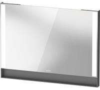 Espejo Duravit Collection One, paneles de luz laterales, regulables, 1000x750x65mm, QA7083049490000, Color: Grafito mate