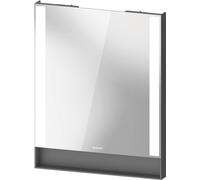 Espejo Duravit Collection One, paneles de luz laterales, regulables, 600x750x65mm, QA7081049490000, Color: Grafito mate