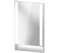 Espejo Duravit Collection One, paneles luminosos laterales, regulables, 450x750x65mm, QA7080018180000, Color: Blanco Mate