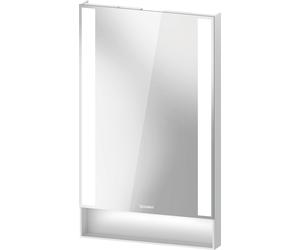 Espejo Duravit Collection One, paneles luminosos laterales, regulables, 450x750x65mm, QA7080018180000, Color: Blanco Mate