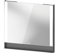 Espejo Duravit Collection One, paneles luminosos laterales, regulables, 800x750x65mm, QA7082049490000, Color: Grafito mate