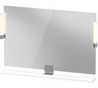Espejo Duravit Sivida, cromo, 1050x36x650mm, luz superior, interruptor sensor, conexión a red, SV7423010180000, Color: Blanco Mate