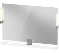 Espejo Duravit Sivida, cromo, 1050x36x650mm, luz superior, interruptor sensor, conexión a red, SV7423010220000, Color: Blanco brillo intenso