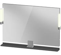 Espejo Duravit Sivida, cromo, 1050x36x650mm, luz superior, interruptor sensor, conexión a red, SV7423010490000, Color: Grafito mate