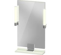 Espejo Duravit Sivida, cromo, 450x36x650mm, luz superior, interruptor sensor, conexión a la red, SV7420010HH0000, Color: Verde pálido mate