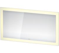Espejo Duravit White Tulip App con iluminación LED, con calefacción de espejo, 1350x750x50mm, aluminio blanco mate, WT7063000000000