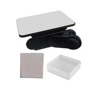 Espejo efecto lens, smartphone cámara clip kit, rotación espejo reflector lens, Creative Mobile Photography Tool for Artistic Expression Social Media Influencers, 10,8 x 6,7 x 3,5 cm