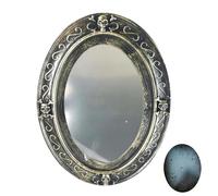 Espejo embrujado activado por movimiento aterrador,Espejo activado por movimiento aterrador | Espejo embrujado espeluznante | Accesorio de terror para retrato aterrador de Halloween para decoraciones