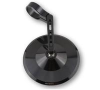 Espejo Extremo Del Manillar Universal Aluminio Negro Izquierdo Derecho