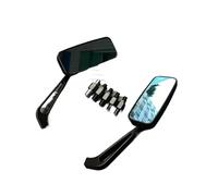 Espejo Extremo Manillar 1 Par para Bicicleta Deportiva De Calle Chopper Cruiser Espejos Retrovisores Laterales Universales De 8mm 10mm para Motocicleta Espejos Moto