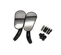 Espejo Extremo Manillar Espejo Retrovisor Universal para Motocicleta 2 Uds 8mm 10mm Scooter Bicicleta Eléctrica Espejo Convexo Trasero para Electromóvil Espejos Moto