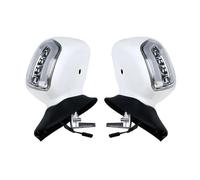 Espejo Extremo Manillar Moto Para Goldwing Gold Wing GL1800 GL 1800 2001 2002 2003-2017 2011 2010 Espejo Retrovisor Para Motocicleta Con Señal De Giro(F Style)